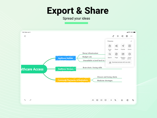 EdrawMind: AI Mind Map, Notes screenshot 3