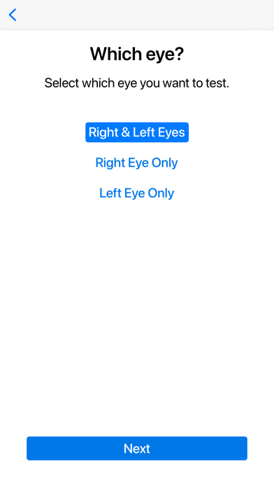 eETDRS Visual Acuity Test screenshot 3