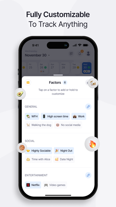 Effecto Symptom & Mood Tracker screenshot 3