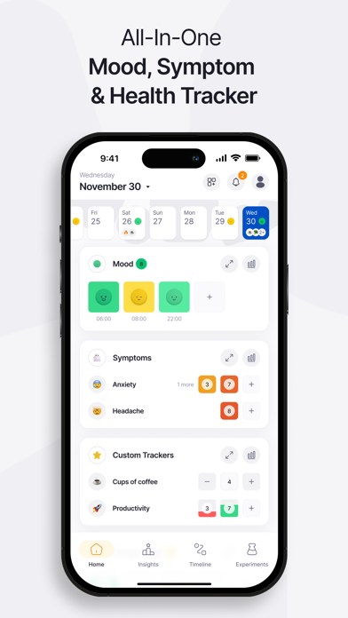 Effecto Symptom & Mood Tracker screenshot 7