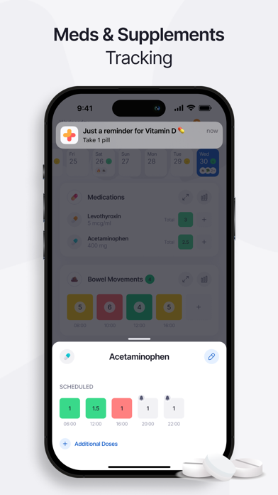 Effecto Symptom & Mood Tracker screenshot 2