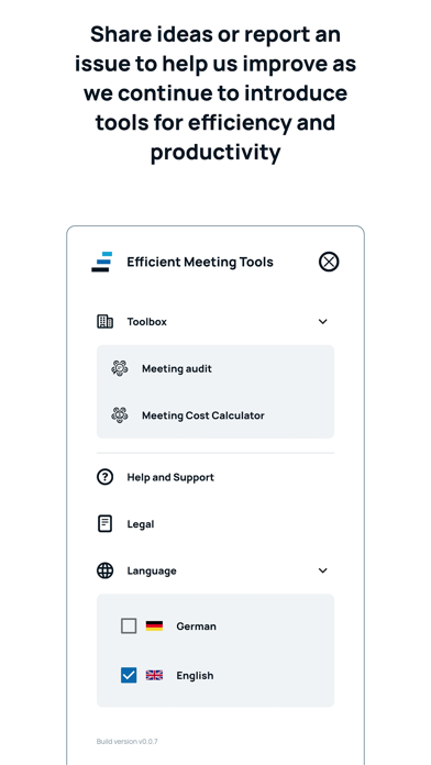 Efficient Meeting Tools screenshot 1