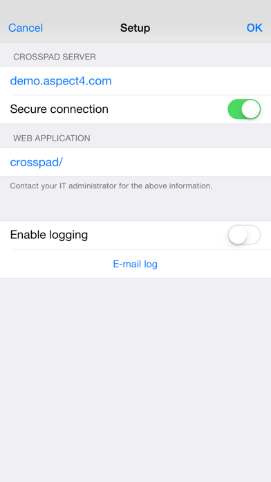 EG CrossPad - ASPECT4 screenshot 1
