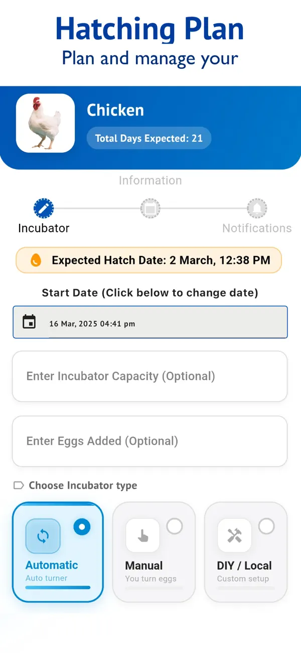 Egg Incubator & Hatch Manager screenshot 1