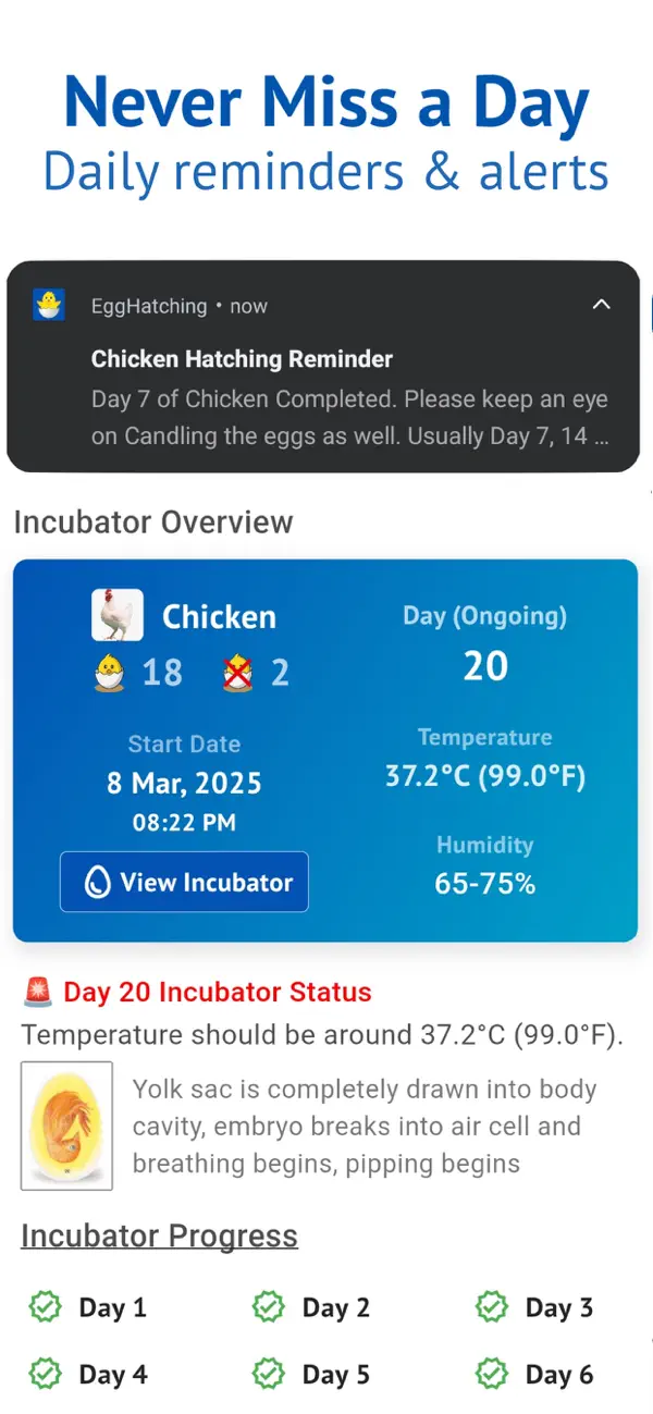 Egg Incubator & Hatch Manager screenshot 5