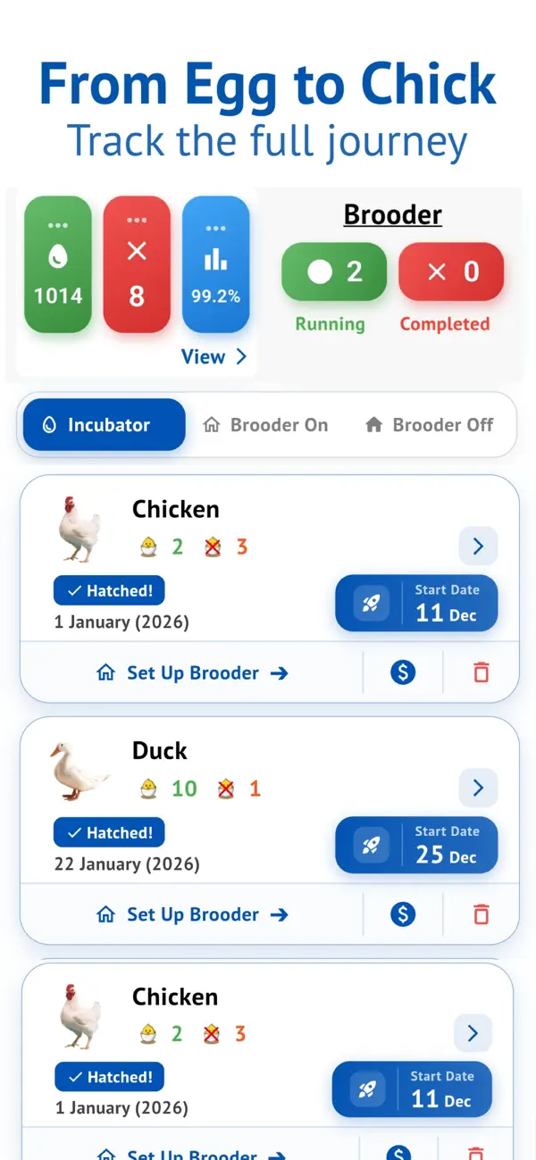 Egg Incubator & Hatch Manager screenshot 4