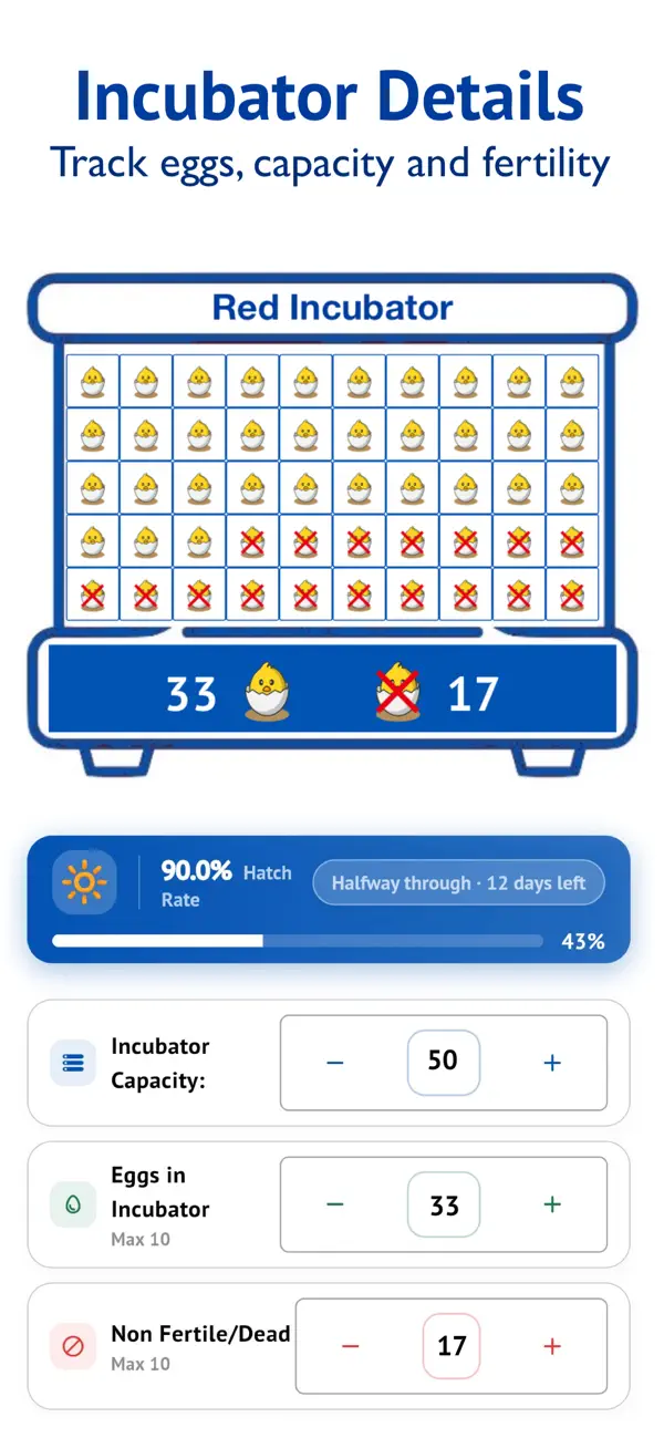 Egg Incubator & Hatch Manager screenshot 3
