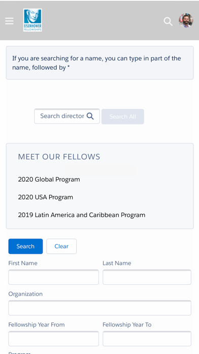 Eisenhower Fellowships screenshot 2