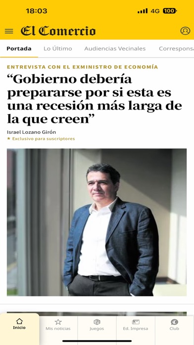 El Comercio Perú screenshot 3