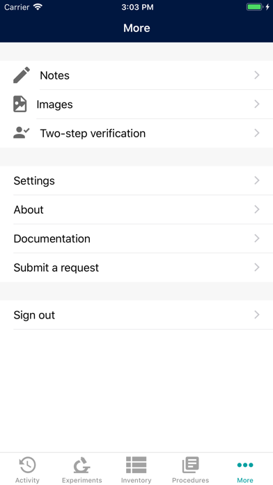 eLABJournal screenshot 4