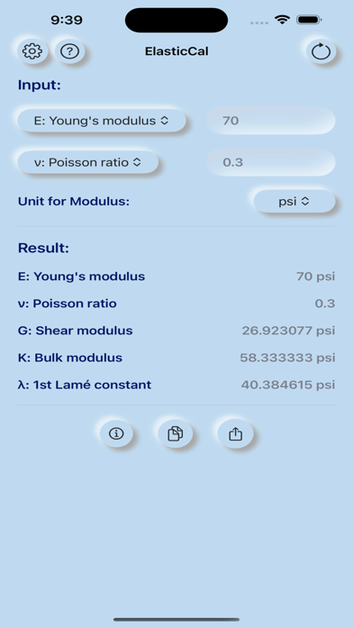 Elastic Constants Calculator screenshot 2