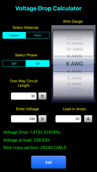 Electric Toolkit - Calculator screenshot 1