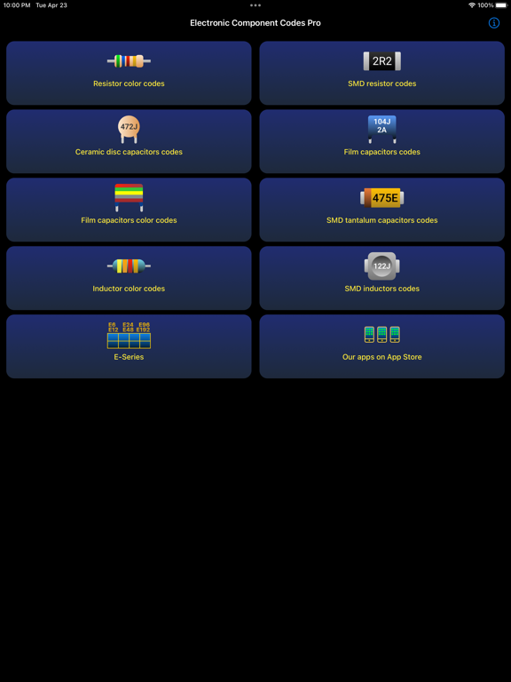 Electronic Component Codes Pro screenshot 5