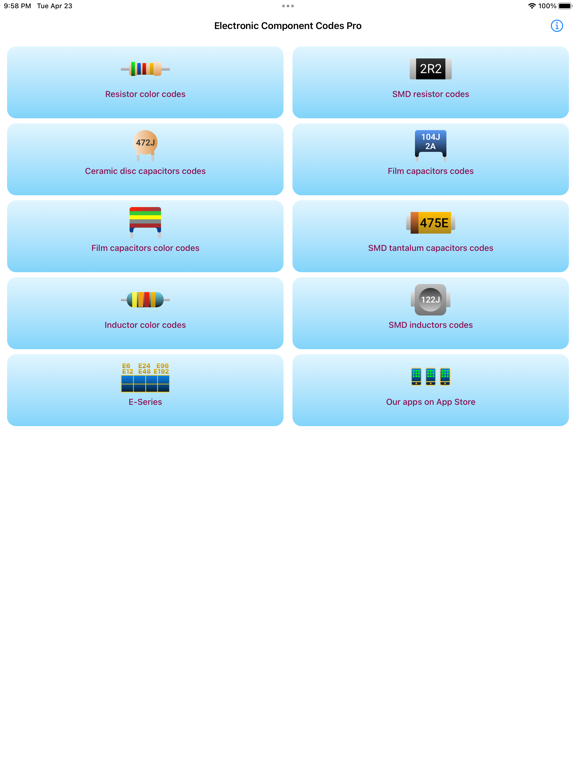 Electronic Component Codes Pro screenshot 6
