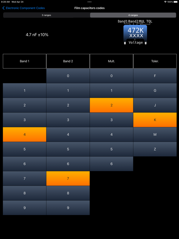 Electronic Component Codes screenshot 5