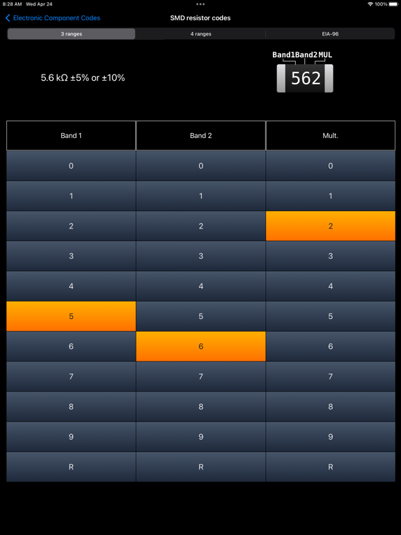Electronic Component Codes screenshot 4