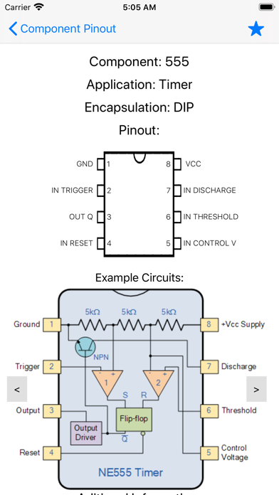 Electronic Component Pinouts screenshot 2