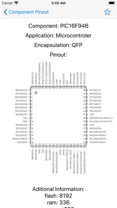 Electronic Component Pinouts screenshot 1