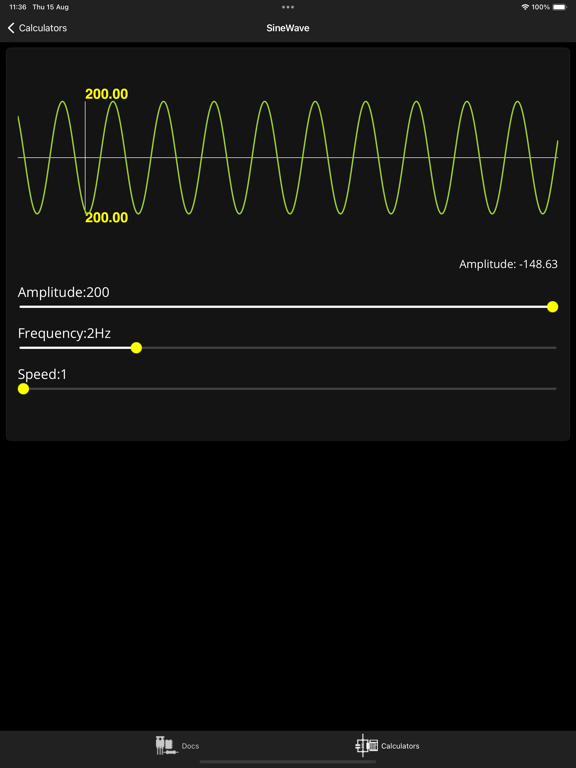 Electronics docs & calcs screenshot 1