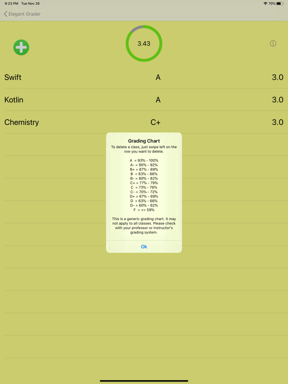 Elegant Grader screenshot 2