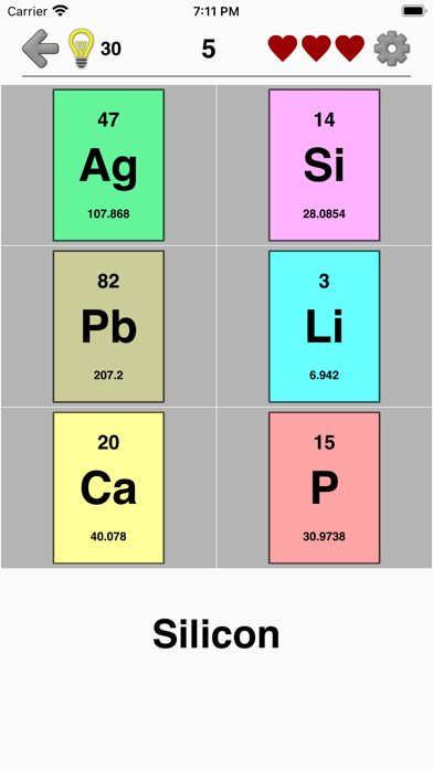 Elements & Periodic Table Quiz screenshot 3