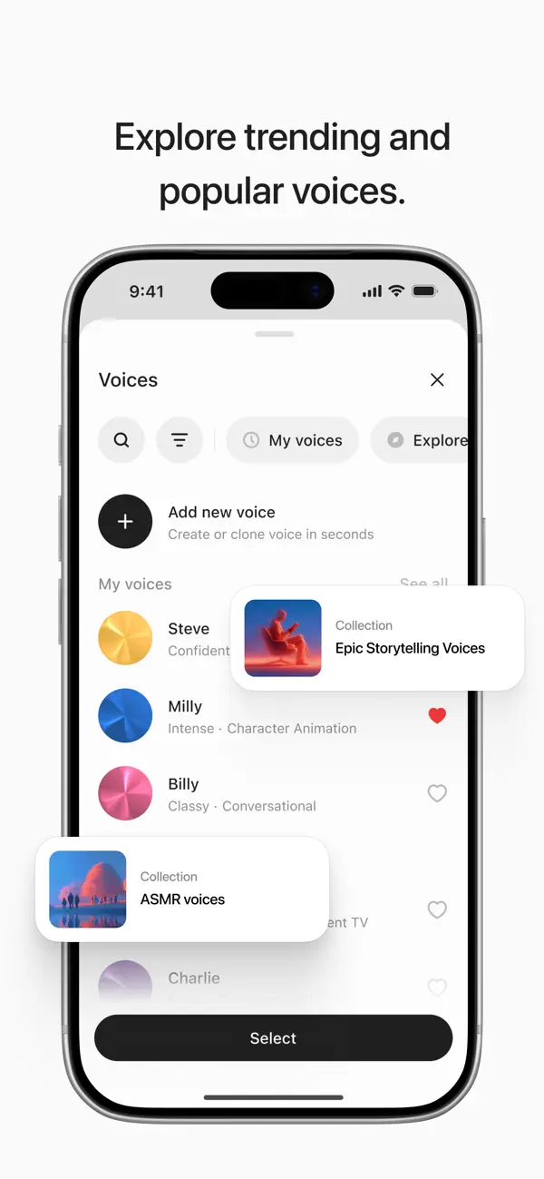 ElevenLabs: AI Voice Generator screenshot 1