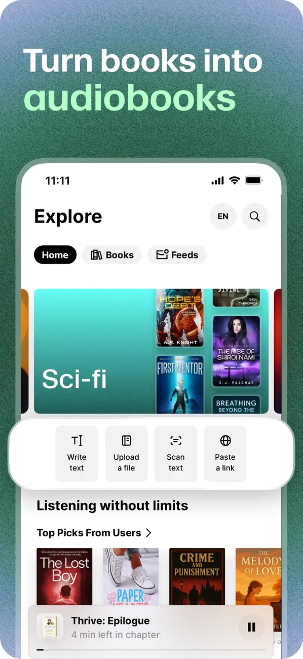 ElevenReader - Read Text Aloud screenshot 4