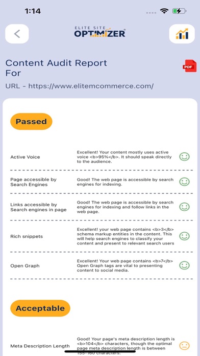 Elite Site Optimizer screenshot 2