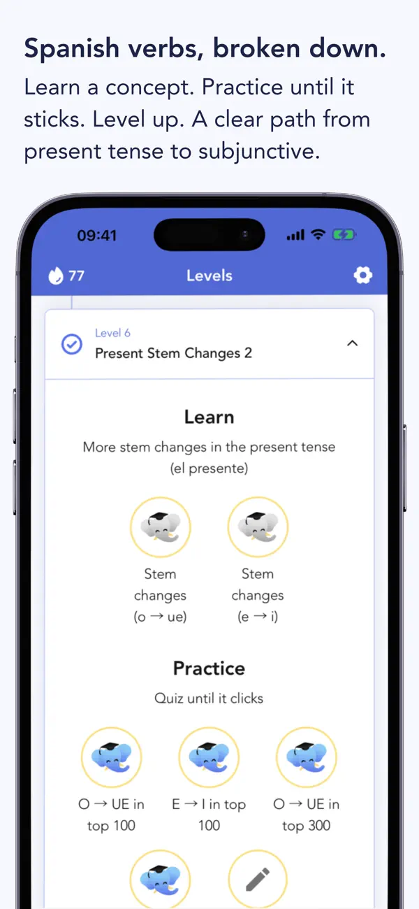 Ella Verbs: Learn Spanish screenshot 4