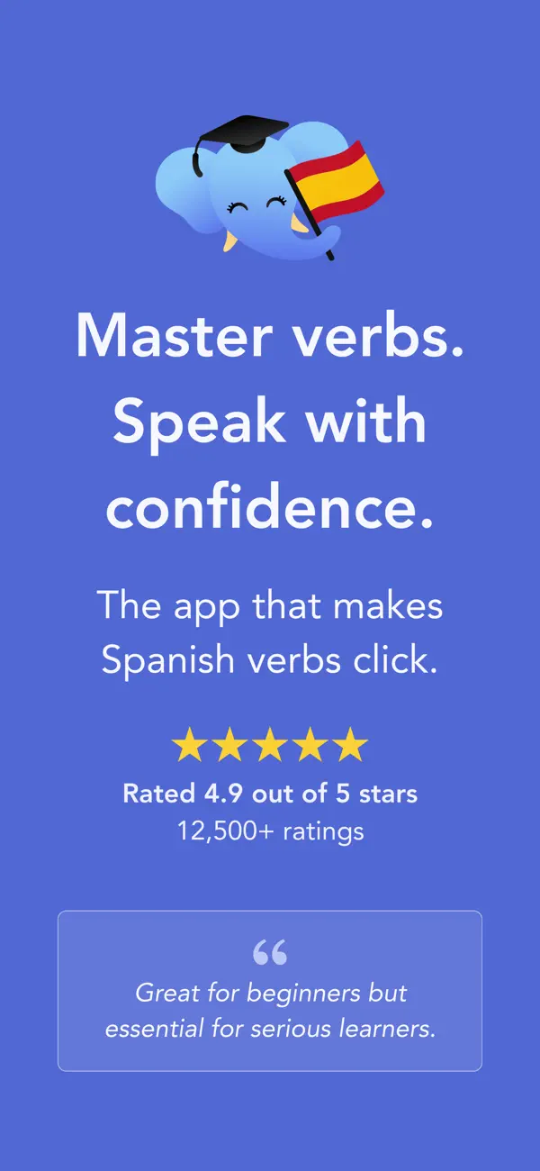 Ella Verbs: Learn Spanish screenshot 5