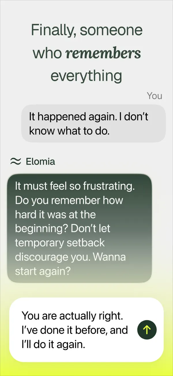 Elomia: Mental Health AI screenshot 5