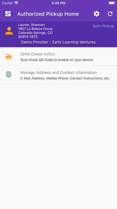 ELV Authorized Pickup screenshot 2