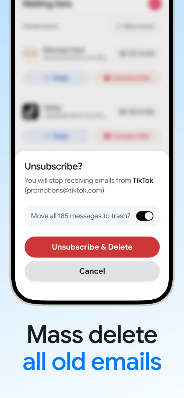 Email Cleaner: Inbox Zapper screenshot 2
