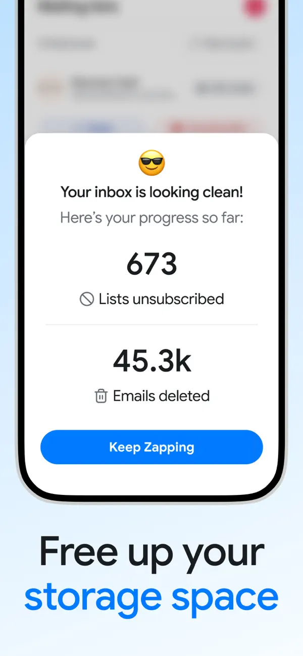 Email Cleaner: Inbox Zapper screenshot 1