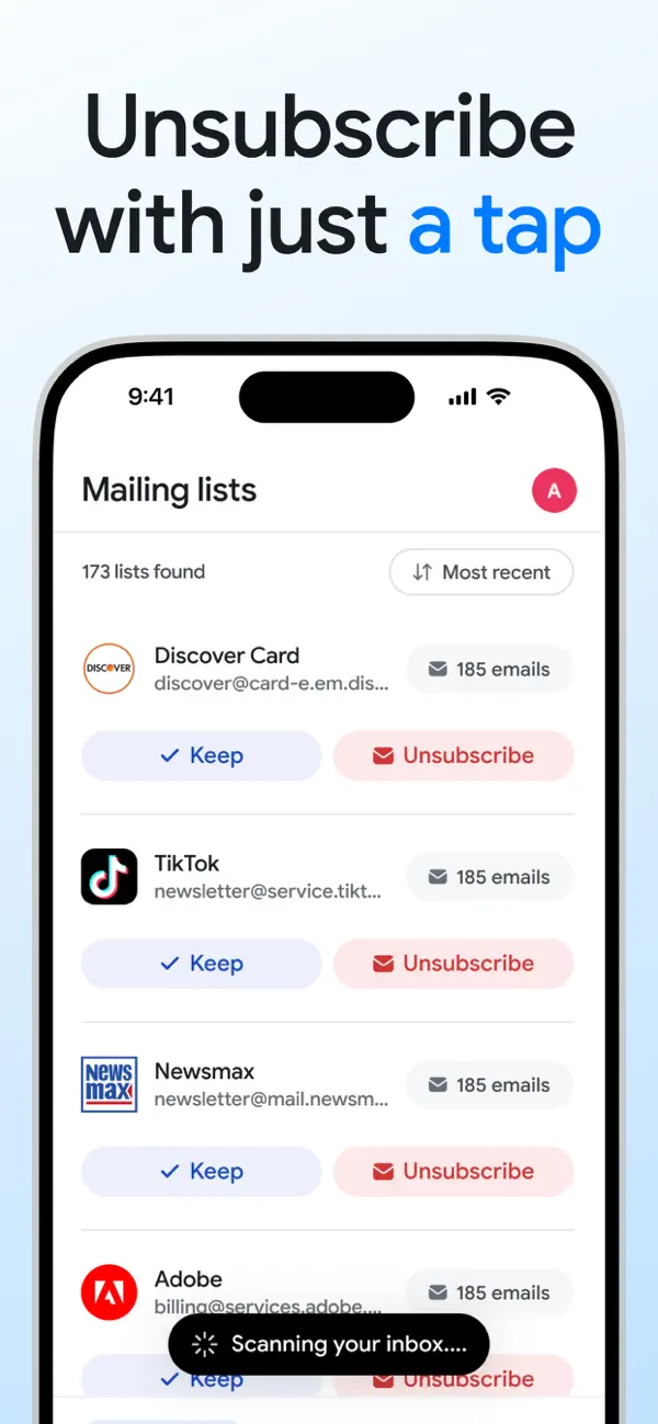 Email Cleaner: Inbox Zapper screenshot 3