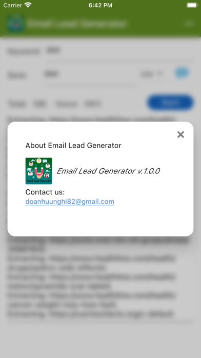 Email Lead Generator screenshot 1