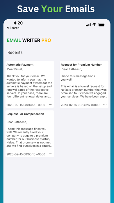 Email Writer : AI Email Writer screenshot 1