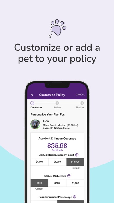 Embrace Pet Insurance screenshot 1
