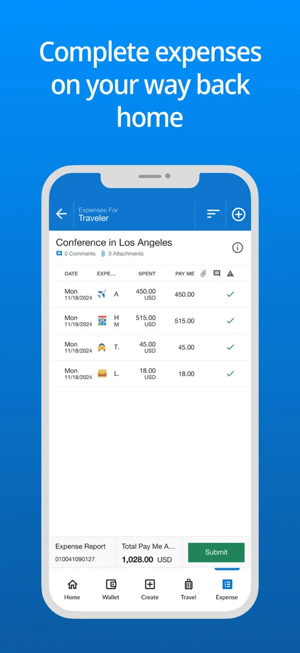 Emburse Enterprise screenshot 1