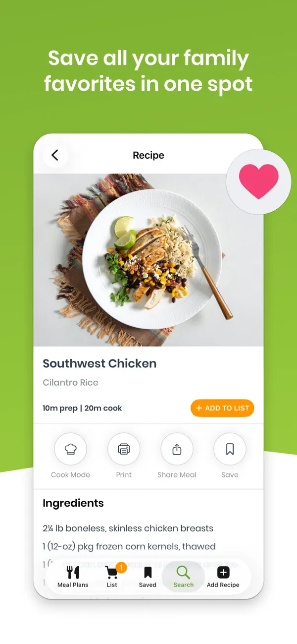 eMeals - Healthy Meal Plans screenshot 1