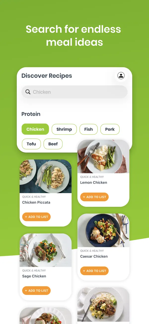eMeals - Healthy Meal Plans screenshot 2