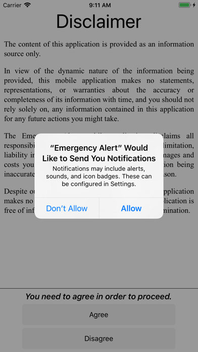 Emergency Alert screenshot 4