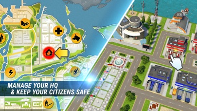 EMERGENCY HQ: firefighter game screenshot 1