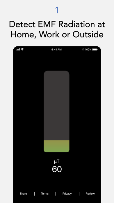 EMF Radiation Detector Reader screenshot 3