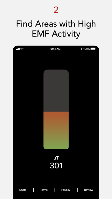 EMF Radiation Detector Reader screenshot 2