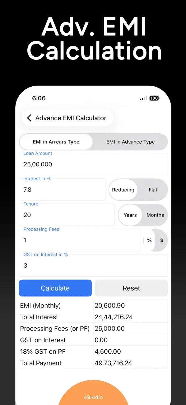 EMI Calculator for Loan screenshot 2