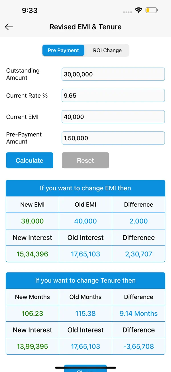 EMI Calculator : Loan Manager screenshot 2