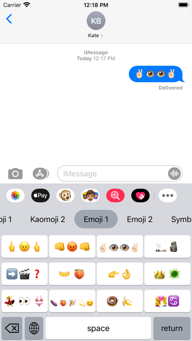 Emoji keyboard: fonts & symbol screenshot 2