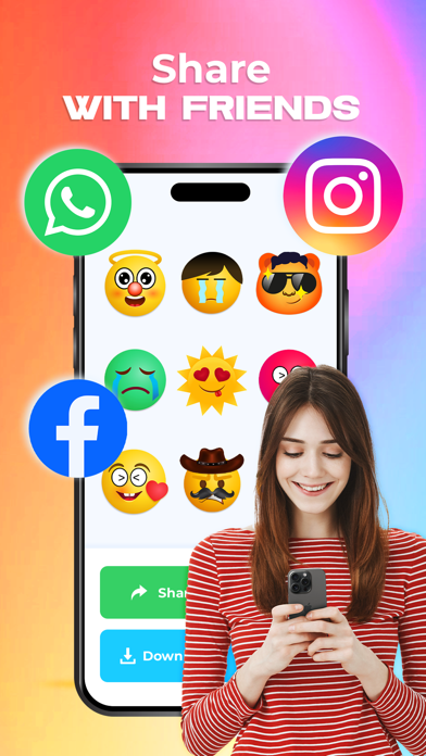 Emoji & Sticker Design Lab screenshot 1