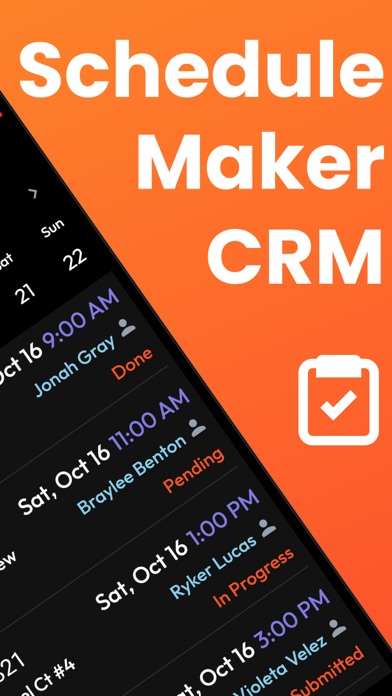 Employee Scheduling CRM Mobile screenshot 4